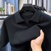 Men's Lightweight Breathable V-Neck Short Sleeve Polo Shirt - Summer Casual Knit Top With Seagull Collar (Multiple Colors & Sizes)_viptrois.com