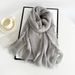 Cotton And Linen Women's New Solid Color Scarves, Summer Sun Protection, Breathable Shawls, Rough Edged Scarves_viptrois.com