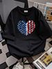 USA Rib Cage American Flag Mens T Shirt 100 Cotton Top For Everyday Wear Summer Soft Designer Clothes Graphic Versatile Breathable Fashion Unisex_viptrois.com