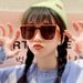 Trendy and handsome women, summer street photography, sun protection, high-end sense, ins, UV resistant sunglasses for_viptrois.com
