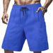Men's Casual Cargo Shorts With Multiple Pockets – Breathable Waffle Fabric, Loose Fit, Streetwear Hip-Hop Style_viptrois.com