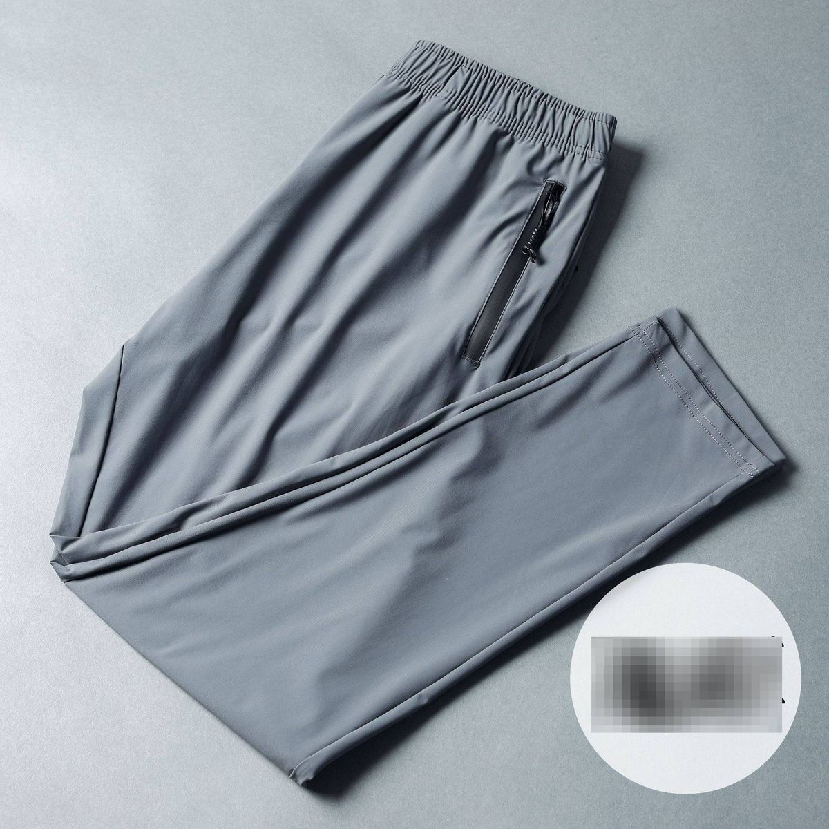 Men's All-Season Thermal Fleece-Lined Waterproof Jogger Pants For Gym, Outdoor Running & Sports (Black/Blue/Gray, Plus Thick & Fleece Options)_viptrois.com