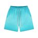 Men's Clothing Streetwear Vintage Heavyweight Washed Cotton Shorts For Men – Spray-Dye Gradient, Relaxed Fit, Elastic Waist (Black, Charcoal)_viptrois.com