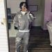 Men's Clothing 2024 Fashion Brand Letter Printing Splicing Loose Sweatshirt Y2K Hip-Hop Streetwear Men's And Women's Pullover Tops_viptrois.com