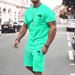 Men's Clothing Summer Short Sleeved Shorts Sports Leisure Suits In Stock_viptrois.com