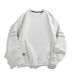 2025 New Couple Trend Loose Sports Casual Inner Layer Bottom Shirt Autumn Outfit Solid Color Round Neck Hoodie For Men 4F3_viptrois.com