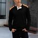Men's Waffle Knit Henley Long Sleeve Shirt - Breathable & Stylish Casual Top With Button Placket (White, Black, Olive, Khaki)_viptrois.com