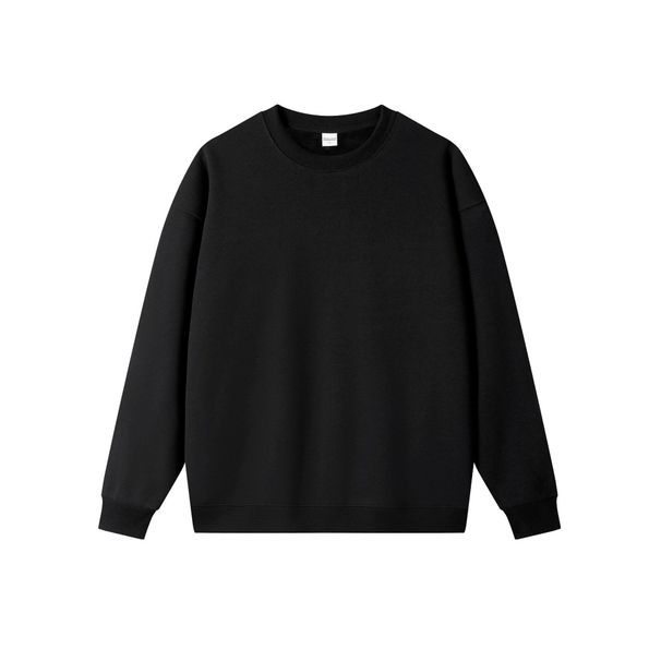 Men's Clothing Men's Heavyweight 450g Silver Fox Fleece Crewneck Sweatshirt - American Retro Loose Fit Unisex Casual Pullover (Multiple Colors)_viptrois.com
