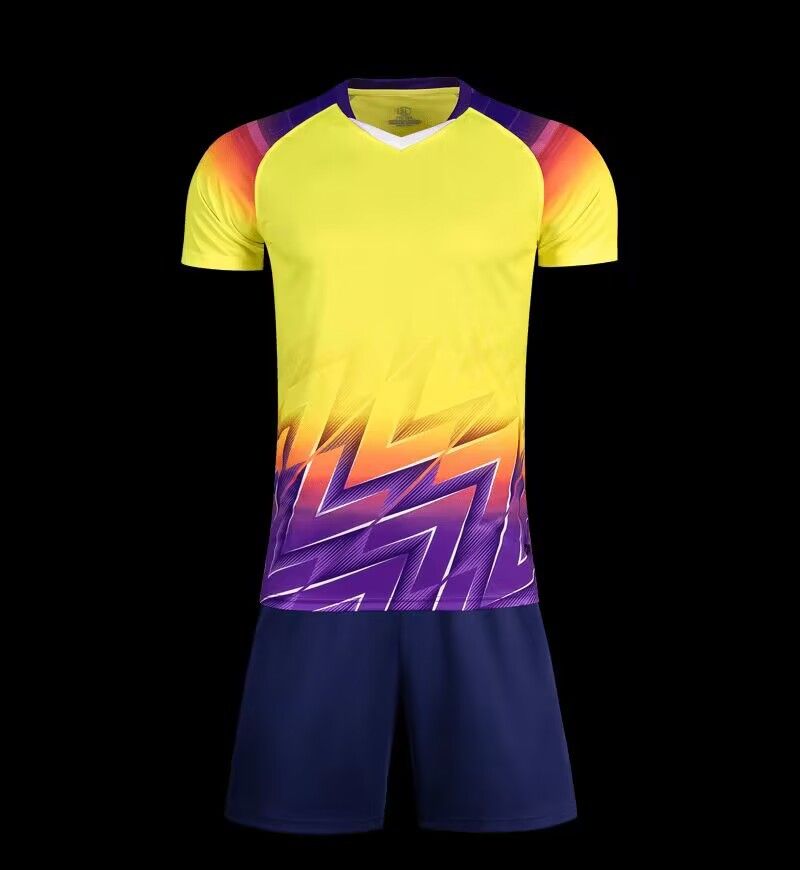 Men's Clothing Fast wholesale adult sports jersey short-sleeved children's team uniforms football uniforms suits men's competition training jerseys_viptrois.com