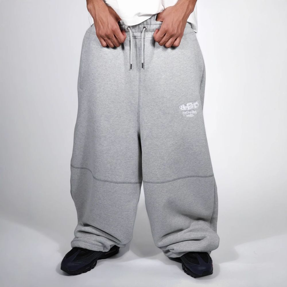 Men's Clothing 2025 European And American Men And Women Couples Same Loose Embroidered Double Pockets Exposed Line Sweatpants One Piece Wholesale_viptrois.com