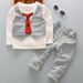 Children's Suit Tie Vest Two Piece Suits 1 4 Years Old Boys And Girls Little Gentleman Children's Clothing_viptrois.com
