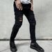Men's Ripped Jeans Youth Street Style Slim Pants_viptrois.com