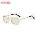 New Ocean Lens Square Sunglasses Personality Metal Chain Leg Sunglasses_viptrois.com