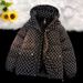 Winter New B-shaped Full Printed Cotton Jacket Men's Hooded Slim Fit Youth Thick Casual Warm Bread Jacket_viptrois.com