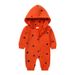 Soft Fleece Baby Romper With Hood – Cozy Long-Sleeve Jumpsuit For Newborns & Infants (0-12 Months)_viptrois.com