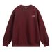 Streetwear Contrast Letter Print Crewneck Sweatshirt – Heavyweight Relaxed Fit Pullover (M-XXL, 52% Cotton/48% Polyester,Graphic Tee Alternative)_viptrois.com