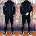 Men's Clothing Trendy Loose Jacket Casual Sportswear Trendy Two Piece Suit Men_viptrois.com