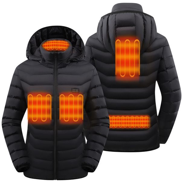 Men's Clothing women's heating jacket heating cotton coat double control switch charging USBYKK jacket_viptrois.com