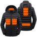 Men's Clothing women's heating jacket heating cotton coat double control switch charging USBYKK jacket_viptrois.com