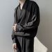 Men's Clothing Men's Long Sleeved Autumn Thin Drape Pullover Shirt Ins Trendy Loose And Handsome Tops_viptrois.com