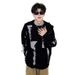Sweater Men's Autumn And Winter New Loose Round Neck Ripped Knit Sweater Trend Thickened Warm Sweater_viptrois.com