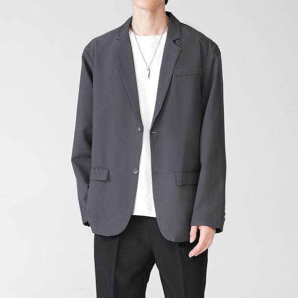 Light Mature Versatile Suits For Men, Loose And Comfortable Large Size American Lapel Tops And Jackets, New Products For Spring 2025_viptrois.com
