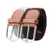 Popular elastic woven women's canvas belt, casual pin buckle women's trouser belt, men's elastic belt _viptrois.com
