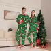 Christmas Snowman Snowflake letters cartoon Christmas parent-child suit printed homewear pajamas_viptrois.com