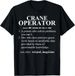T-shirtcrane Operator 2026 Funny Noun Dictionary Definition Unise_viptrois.com