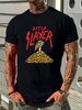 NEW Pizza Funny Italian Food Lovers Skeleton Hand T Shirt S 3XL Stylish Unisex Comfortable Casual Slightly Designer Clothes Fashion Summer_viptrois.com