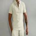Cross-Border Men's Summer Sports Polo Quick-Dry Breathable Turn-Down Collar Ad Shirt Zipper Decoration Solid Color_viptrois.com