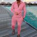 Men's Clothing Long Sleeved Trousers Two Piece Sports Casual Suit_viptrois.com