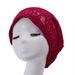 Women's Lace Pullover Hat Scarf – Dual-Purpose Breathable Confinement Cap With Floral Jacquard_viptrois.com