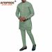 Men's clothing African national printing batik cotton men's casual set_viptrois.com