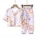 Children's Cotton And Silk Home Wear Sets, Summer Boys And Girls Pajamas, Two Piece Rayon Sets, Cotton And Silk Air Conditioned Clothing For Children_viptrois.com