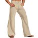 Men's Flared Wide Leg Corduroy Pants Outdoor Casual Fashion Plus Size Solid Color_viptrois.com