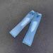 "Men's Ice Blue Flared Jeans – Lightning Wash & Subtle Distressing | Clean Fit Bootcut | Retro Revival Silhouette"_viptrois.com