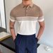 Summer New Polo Shirts For Men, European And American Hot Sales, Business Casual Thin Short Sleeves_viptrois.com