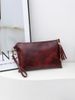 Women's Bags Autumn And Winter Textured Retro Bag For Women New Texture Design Underarm Bag Fashionable Tassel Pleated Shoulder Bag_viptrois.com