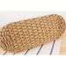 French High-end Western-style Large Capacity Woven Bag Suitable for Beach Vacation Solid Color Versatile Tote Bag Shoulder Bag_viptrois.com