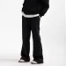 Trendige Graue Micro-Flared-Herrenhose Im Amerikanischen Stil, Lockere Passform, Lässige High-Street-Slims-Herbst-/Winter-Saisonhose_viptrois.com