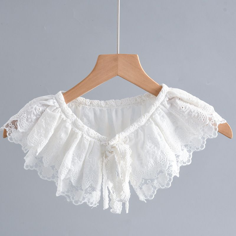 Exquisite And Elegant Crochet Lace Accessory Shawl Artistic Collar_viptrois.com