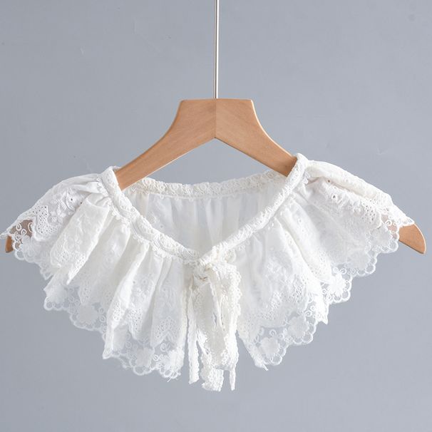 Exquisite And Elegant Crochet Lace Accessory Shawl Artistic Collar_viptrois.com