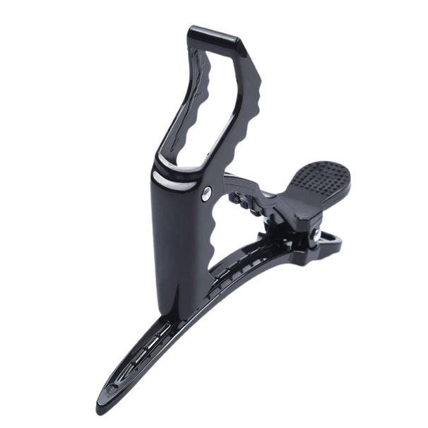 Hair Clip Comfortable Anti-Slip Lightweight Black Hair Clips Sectioning Accessories for Salon_viptrois.com