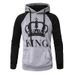 Men's Clothing autumn and winter new hooded pullover color matching couple sweatshirt_viptrois.com