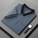 Men's Short-Sleeve Polo Shirt 2026 New Summer Cotton T-Shirt With Turn-Down Collar Business Clothing For Young And_viptrois.com