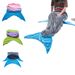Shark Mermaid Cartoon Sleeping Bag Kick-proof Children's Sleeping Bag Flannel Air-conditioning Bean Adult Sleeping Bag Spot_viptrois.com