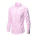 Men's Clothing Men's Long Sleeved No Iron Business Professional Working Men's White Casual Suit Shirt_viptrois.com