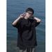 Summer New Pure Cotton Japanese Hong Kong Style Summer Round Neck Letter Printing Short Sleeve T-shirt Loose Casual Half Sleeve_viptrois.com