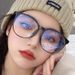 2025 Radiation For Women Retro Round Glasses Frame Anti Blue Light Eyeglasses_viptrois.com